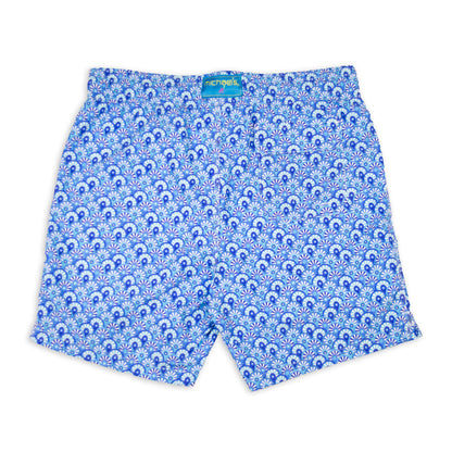 Men's Cyclist Liner Swim Trunks - Dunes Navy Blue