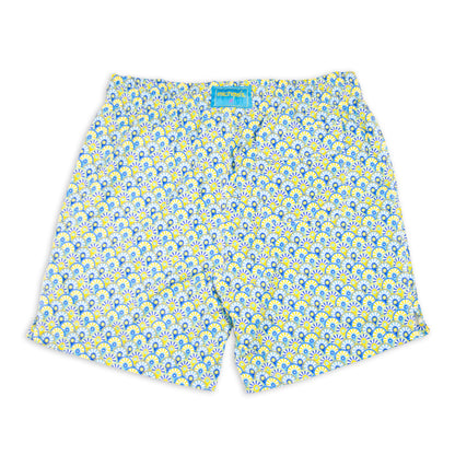 Men's Cyclist Liner Swim Trunks - Dunes Yellow