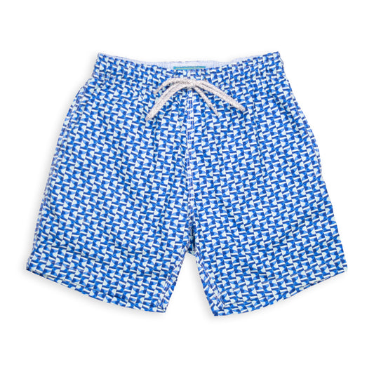 Kid's Breakers Mesh Swim Trunk - Navy Blue