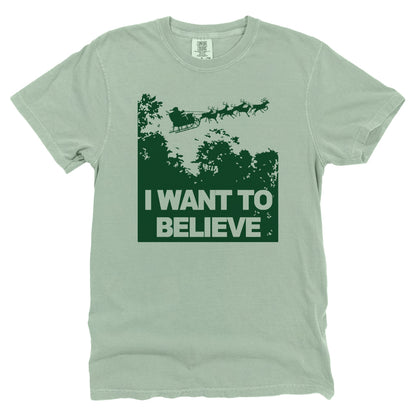 I Want to Believe in Santa (Green)