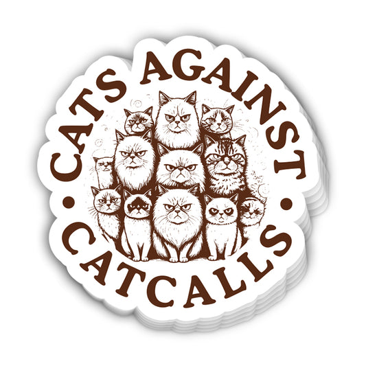 Cats Against Catcalls (Decal)