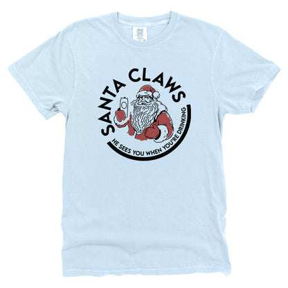 Santa Claws He Sees You When You're Drinking