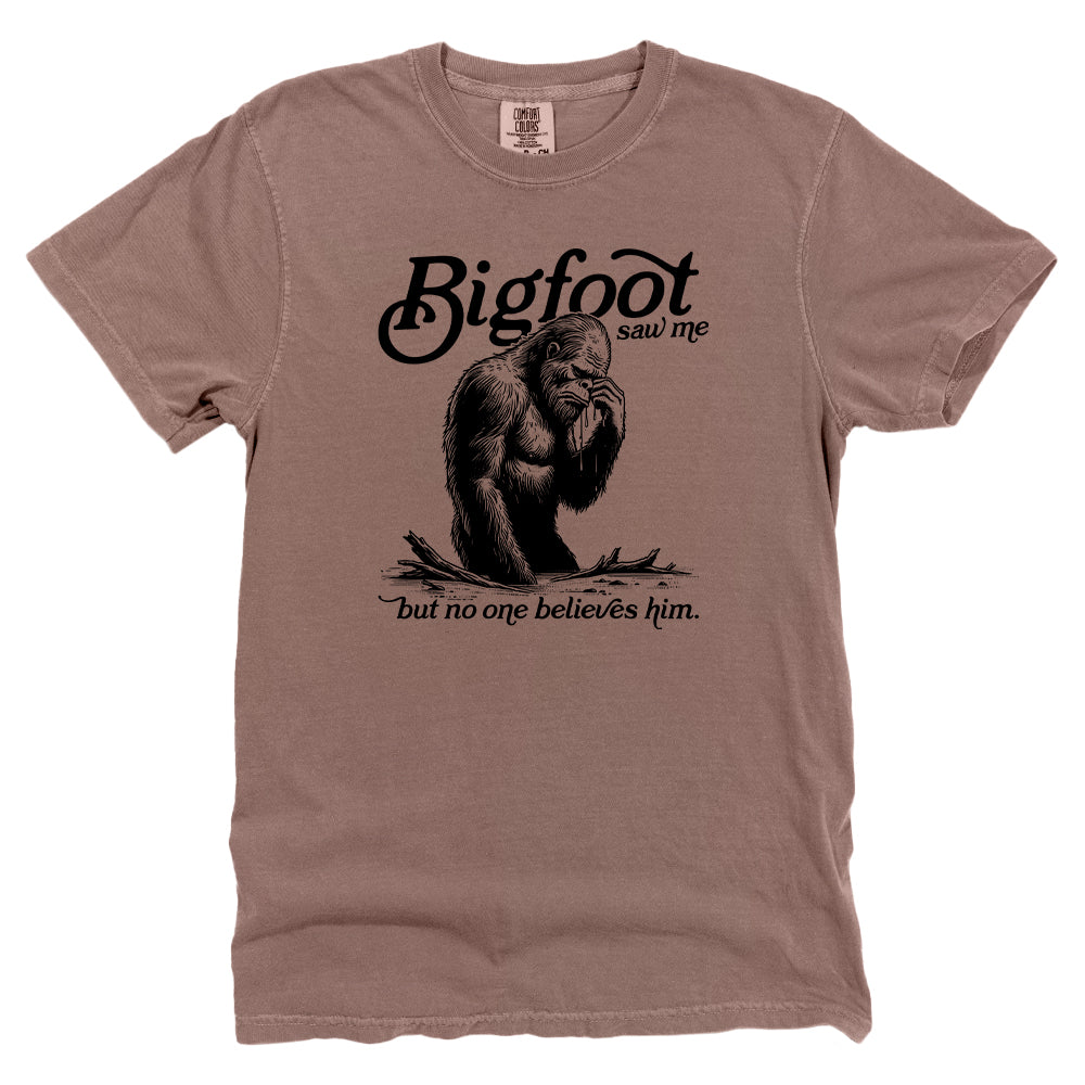 Bigfoot saw me but no one believes him