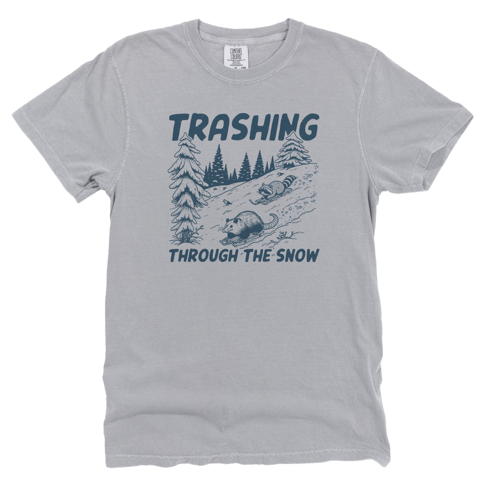 Trashing Through the Snow Hillside