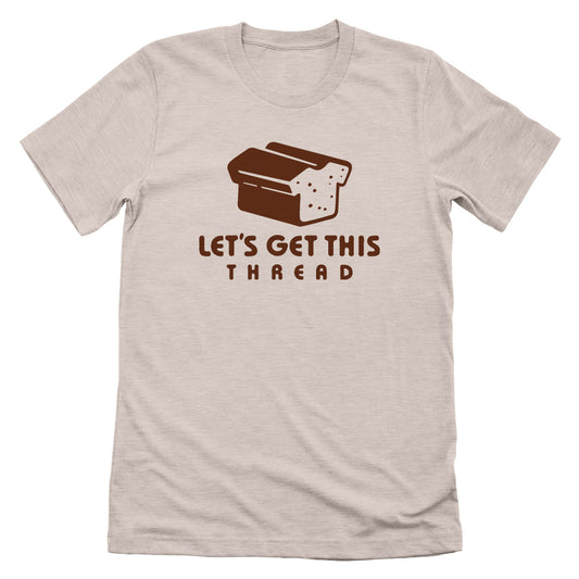 Let's Get this Thread Logo (Brown)