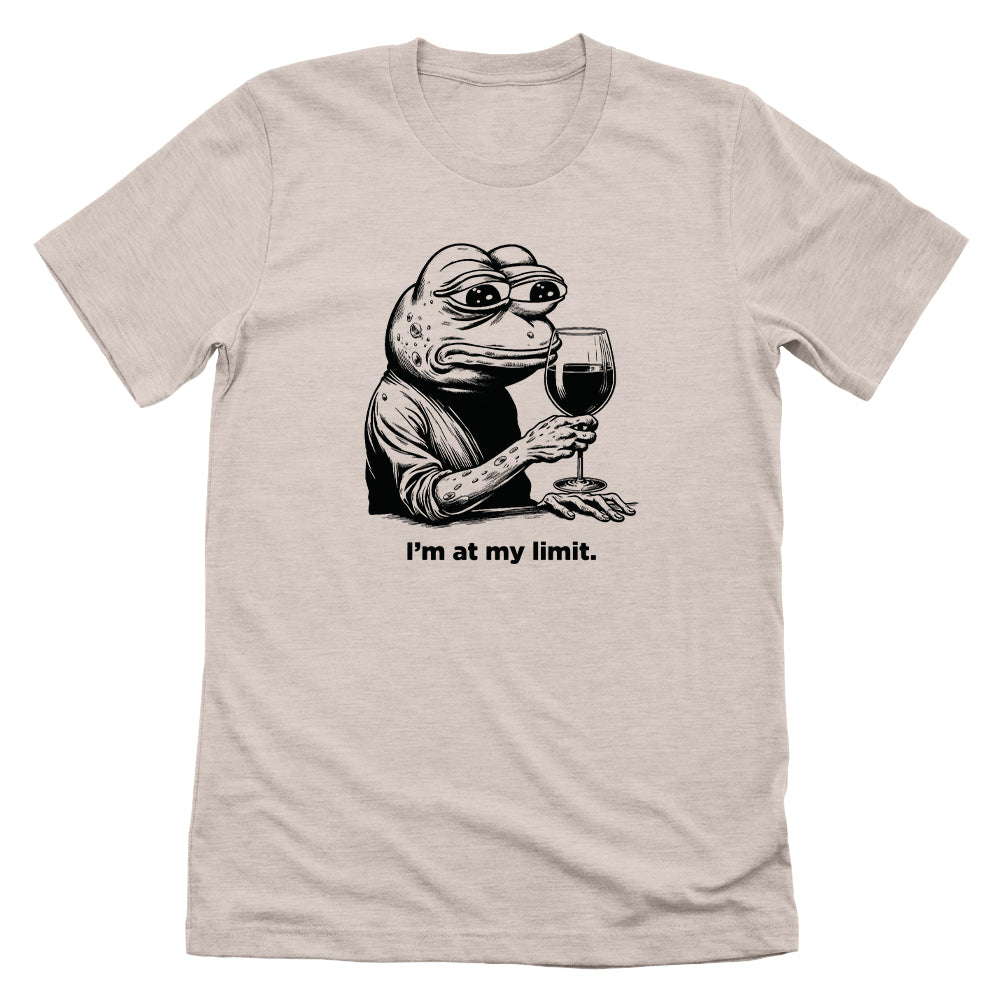 Sad Pepe With Wine