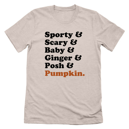 Sporty Scary Baby Ginger Posh Pumpkin