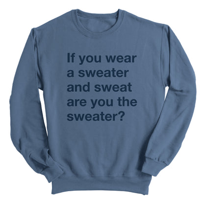 If You Wear a Sweater and Sweat are You The Sweater (Text Only)