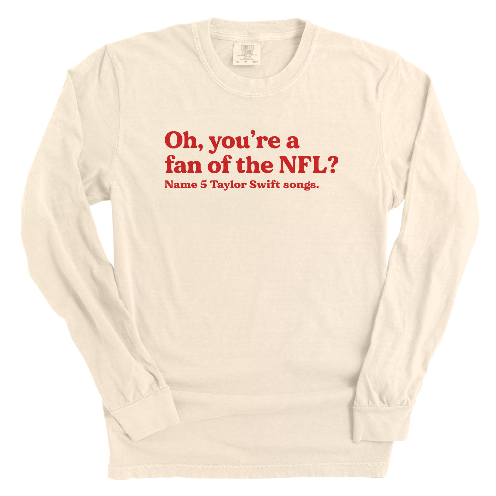 Oh you're a fan of the NFL