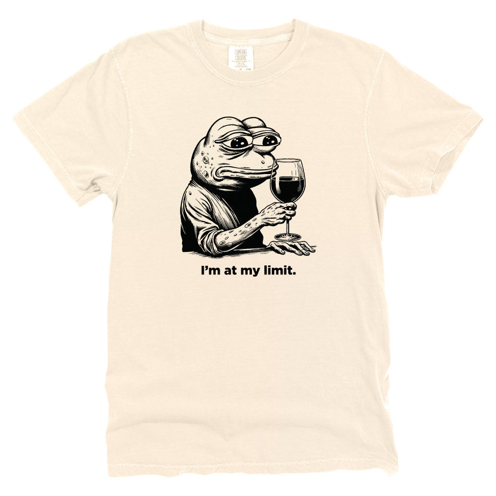 Sad Pepe With Wine