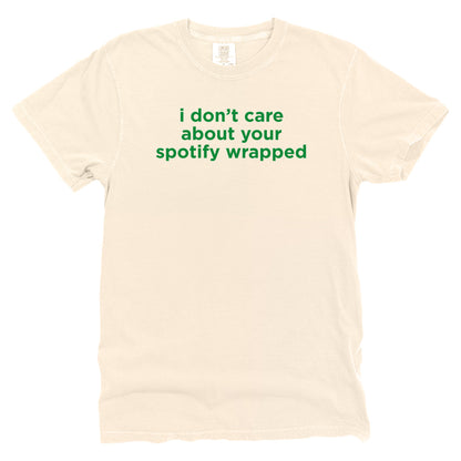 I Don't Care About Your Spotify Wrapped