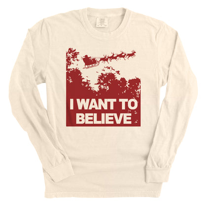 I Want to Believe in Santa (Red)