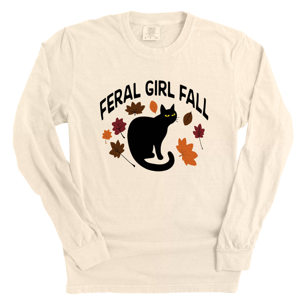 Feral Girl Fall Cat