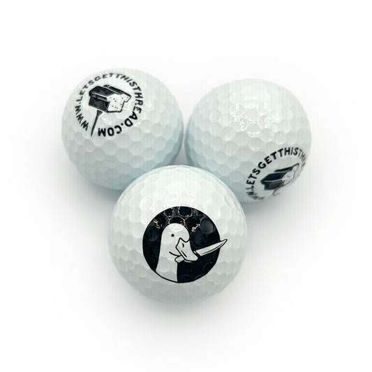 Knife Duck Golf Balls (3 Pack)