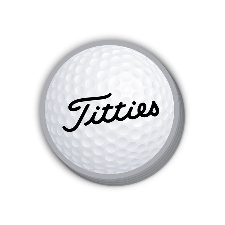 Titties Golf Logo (Decal)