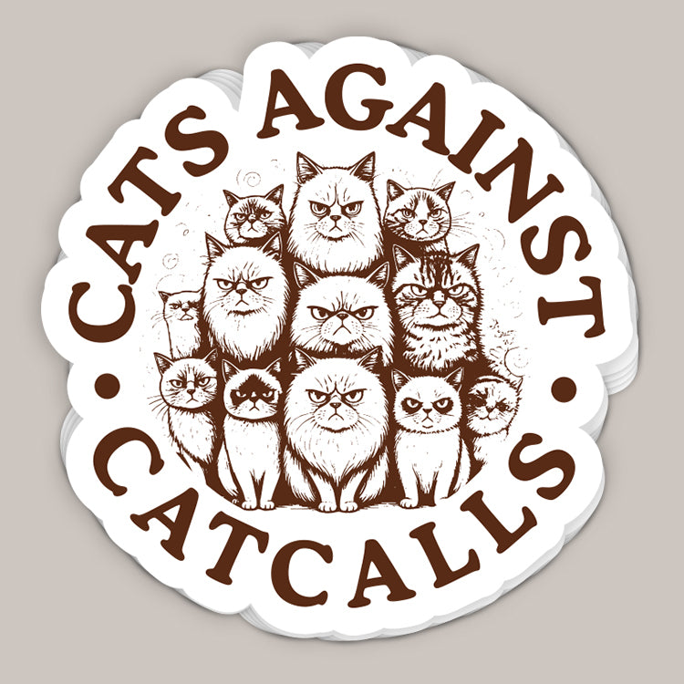 Cats Against Catcalls (Decal)