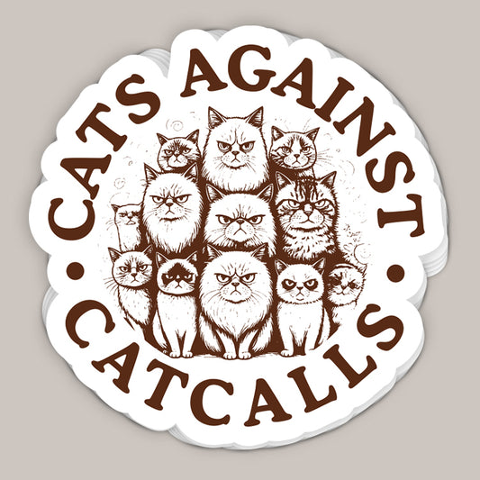 Cats Against Catcalls (Decal)