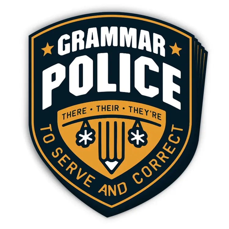 Grammar Police (Decal)