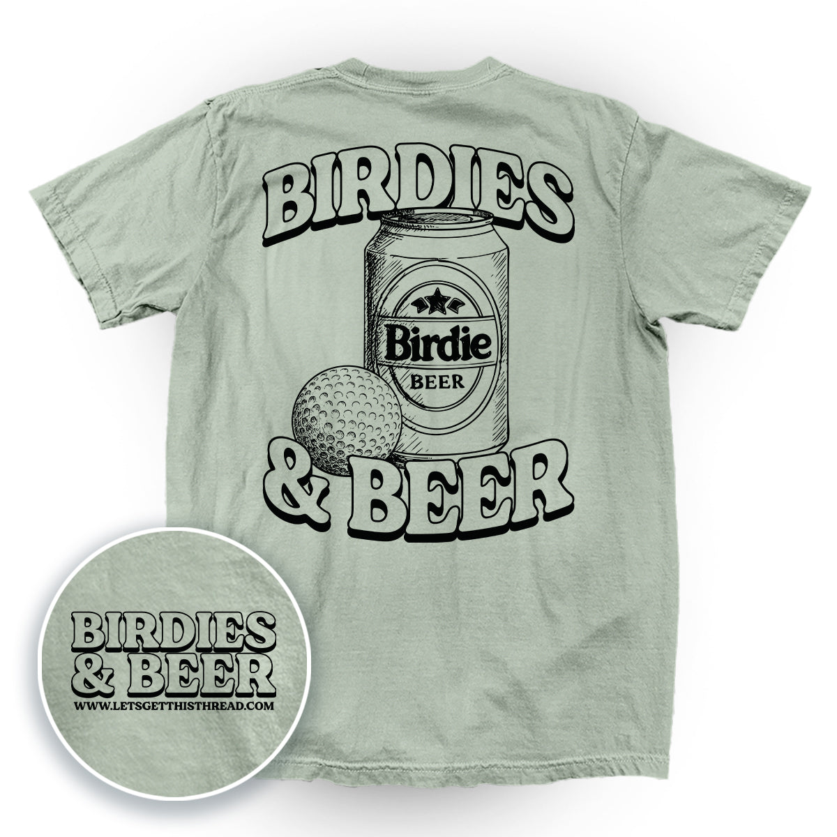 Birdies & Beer (Back Print)