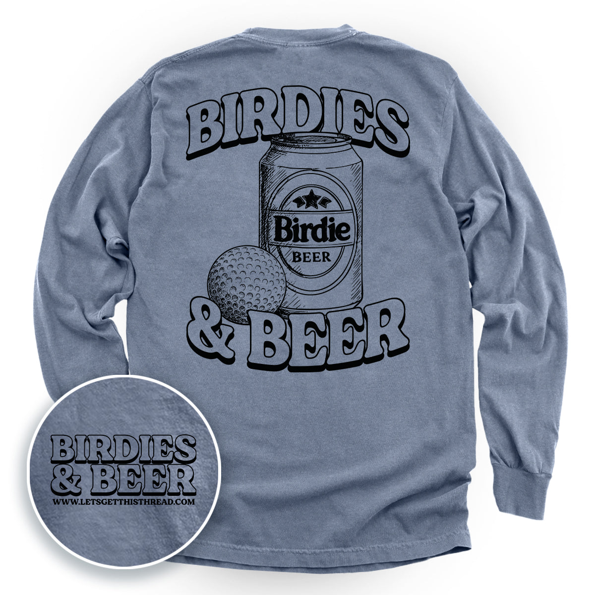 Birdies & Beer (Back Print)