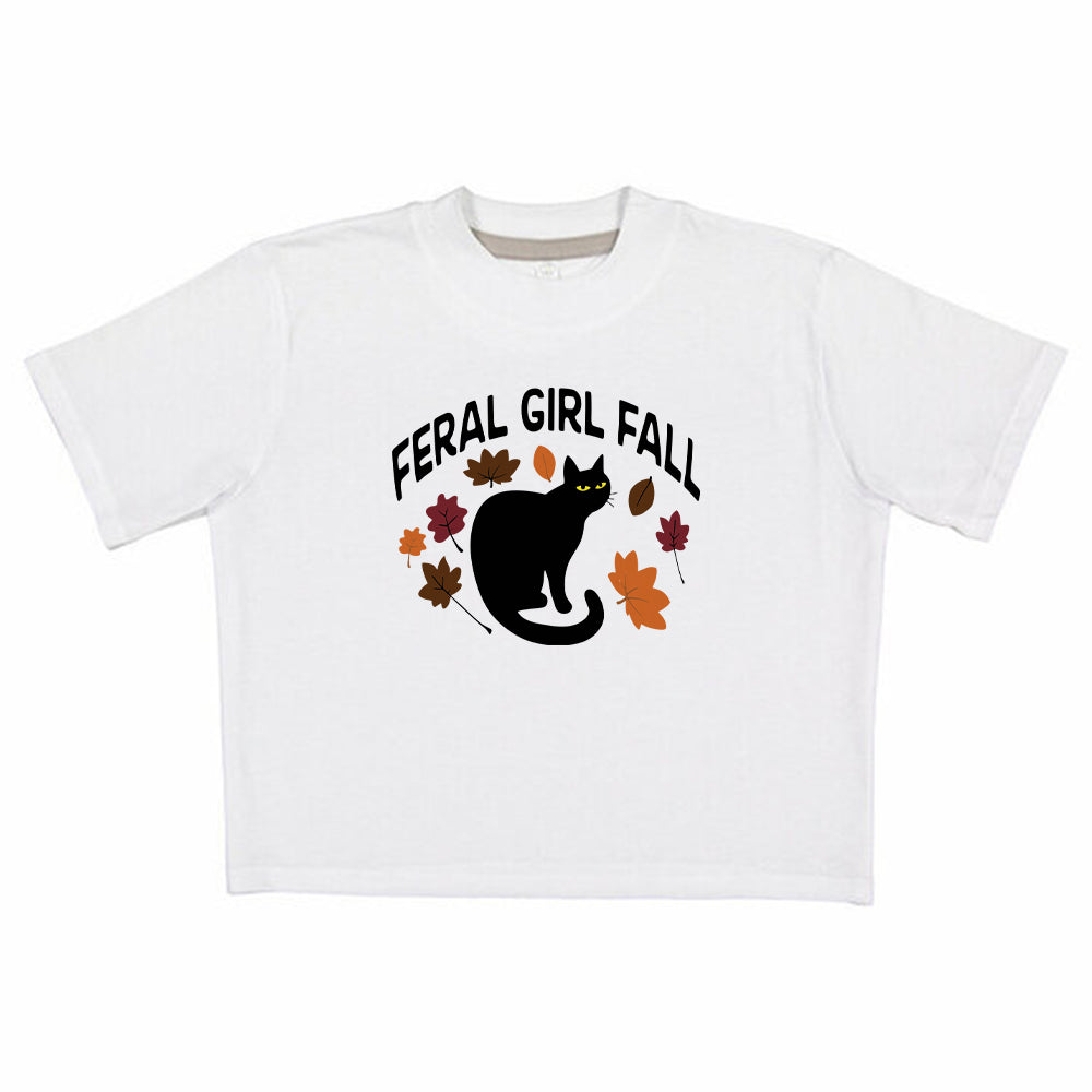 Feral Girl Fall Cat