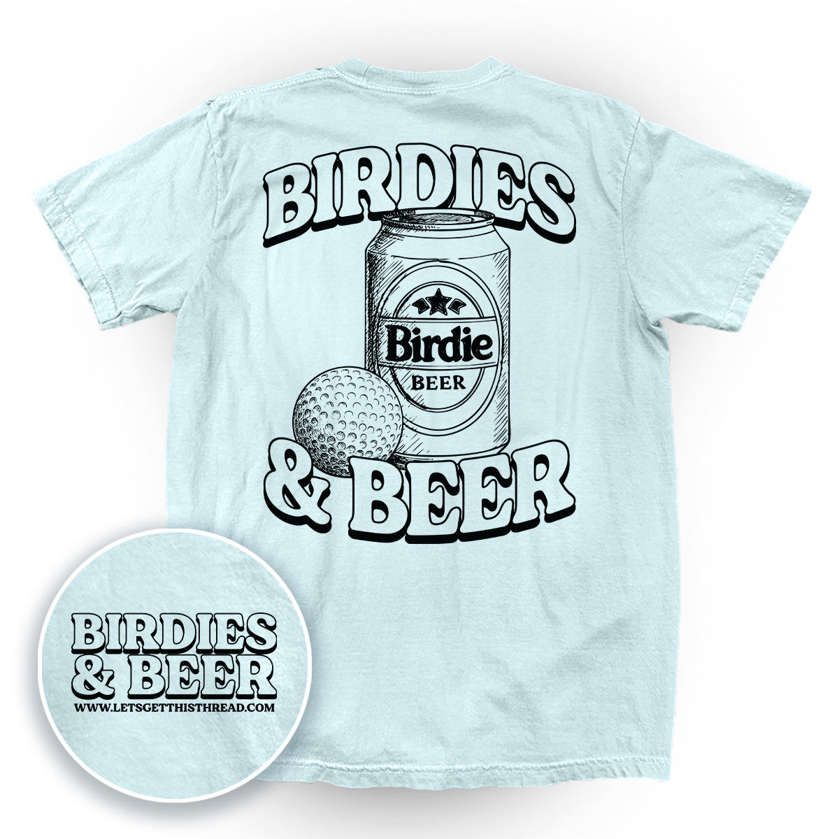 Birdies & Beer (Back Print)