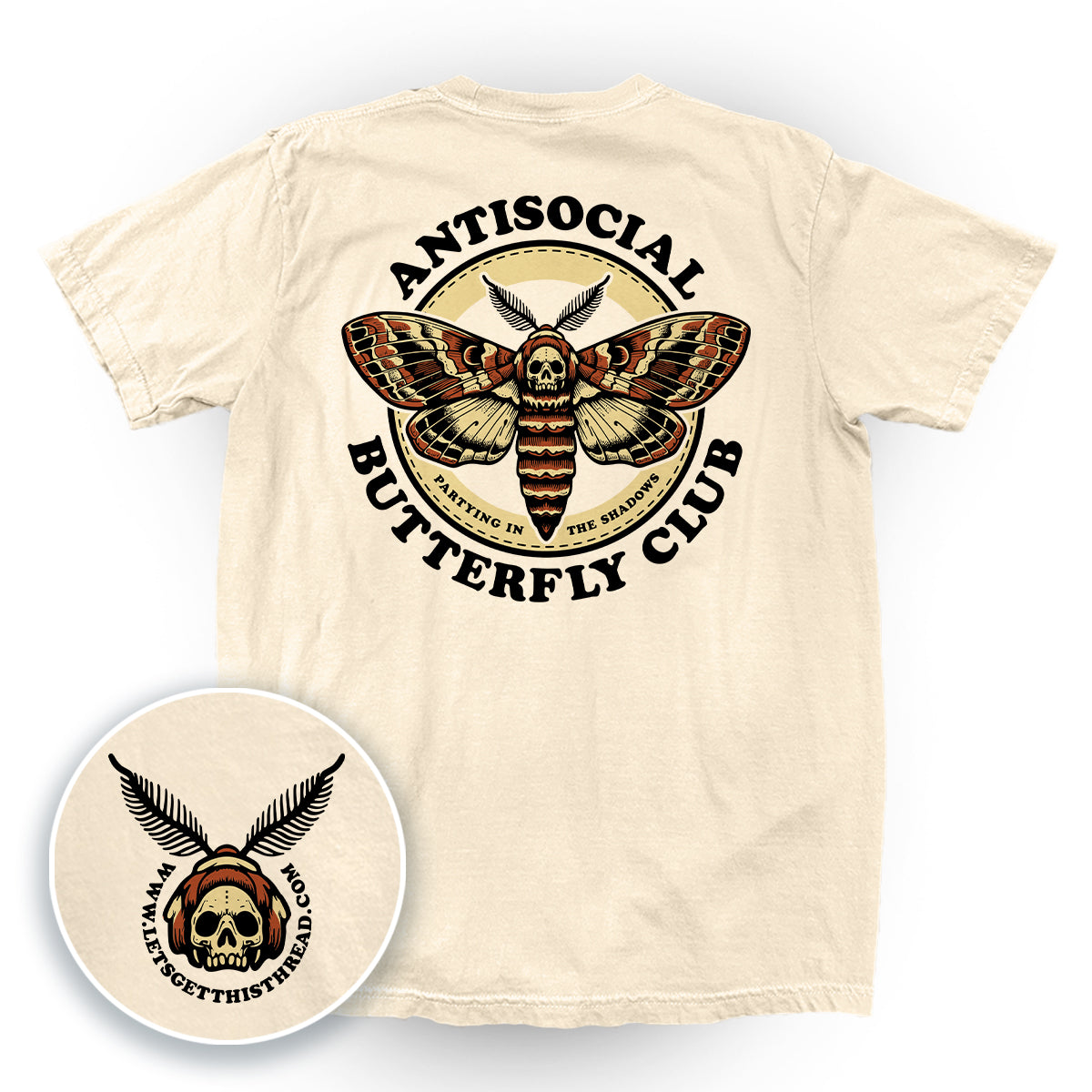 AntiSocial Butterfly (Back Print)