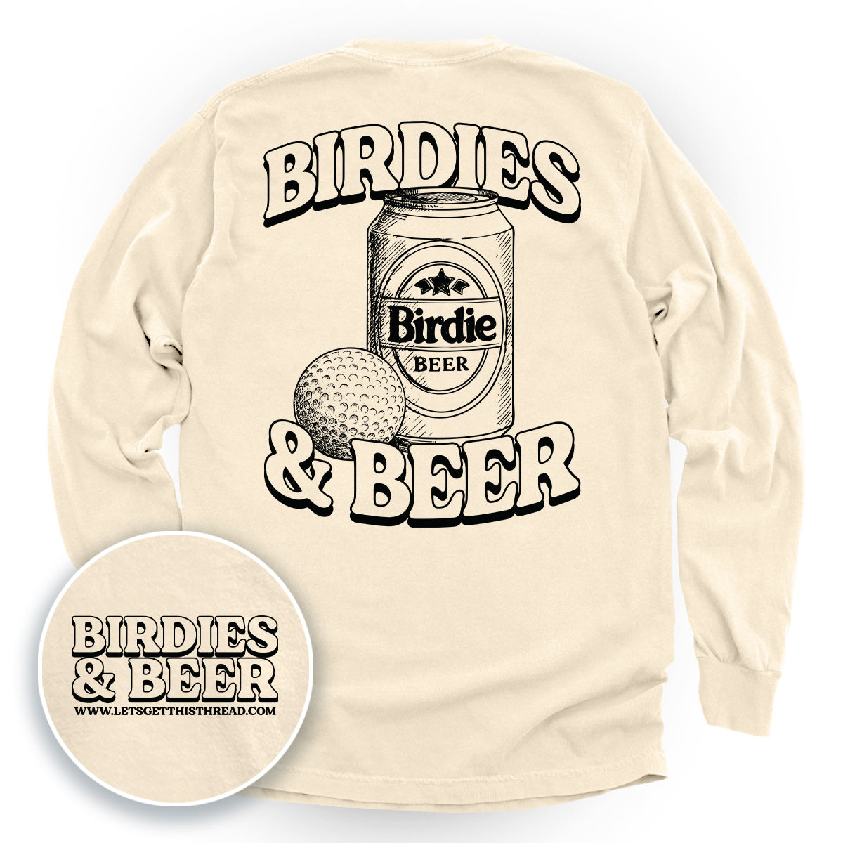 Birdies & Beer (Back Print)