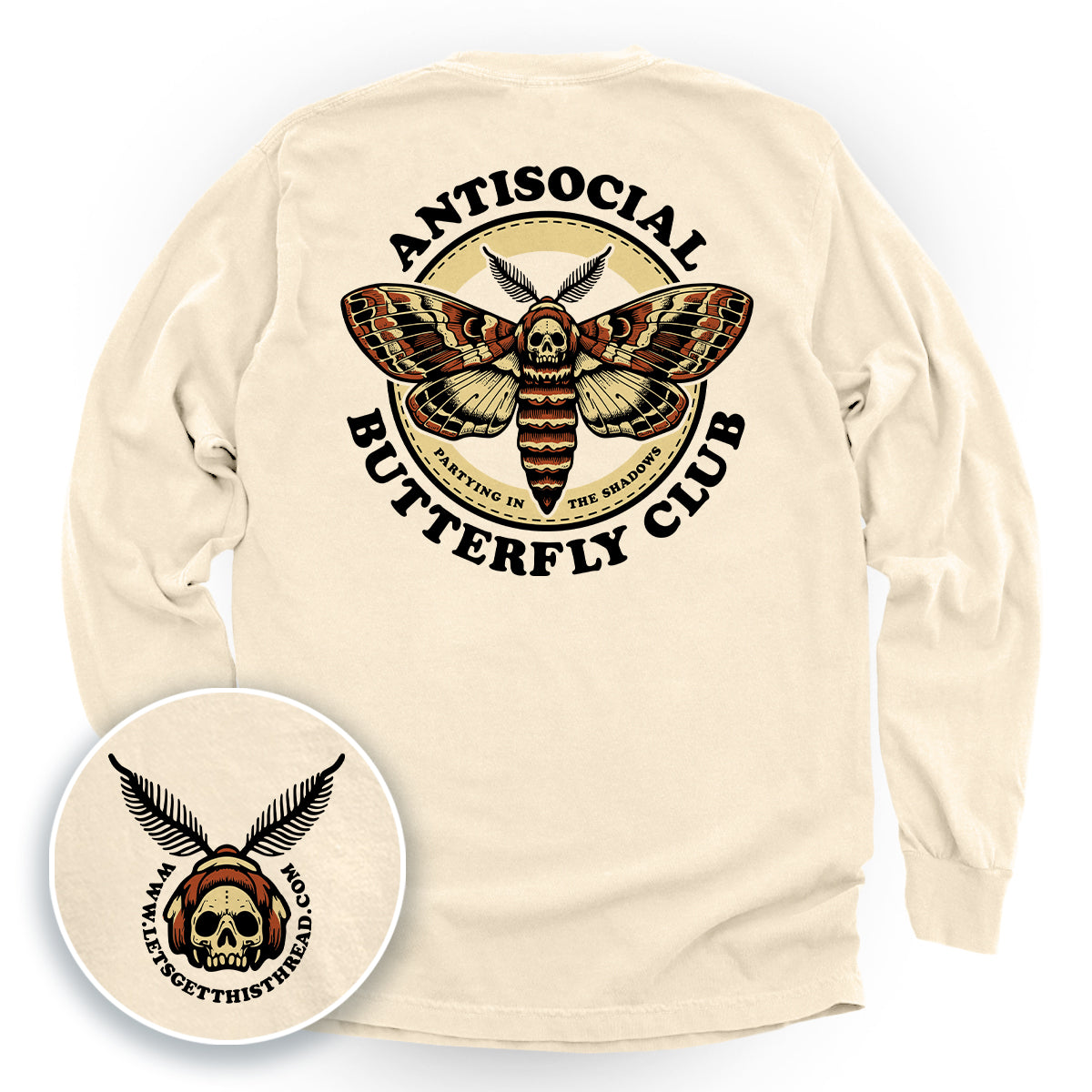 AntiSocial Butterfly (Back Print)