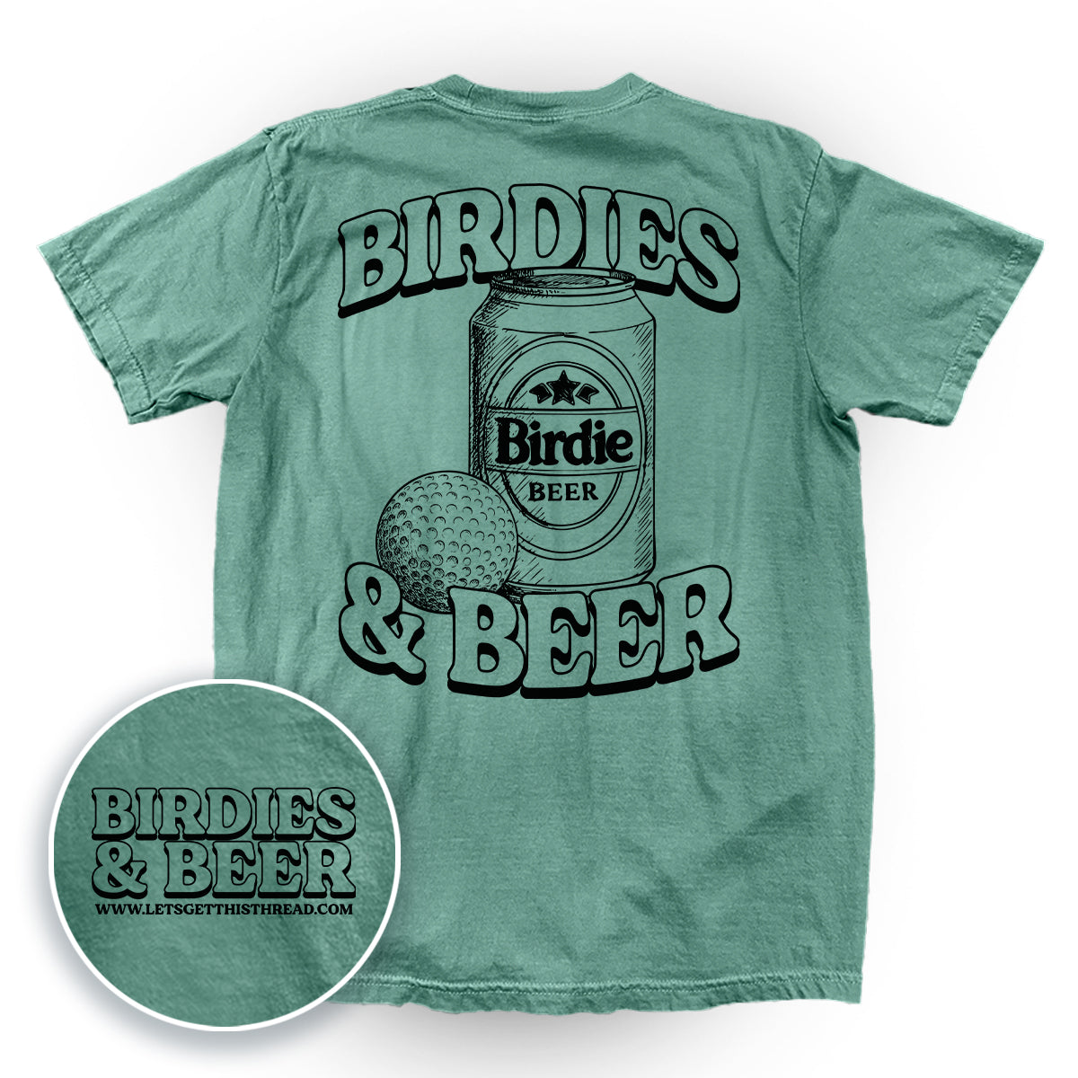 Birdies & Beer (Back Print)