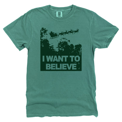 I Want to Believe in Santa (Green)