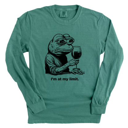 Sad Pepe With Wine