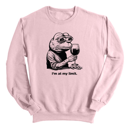 Sad Pepe With Wine