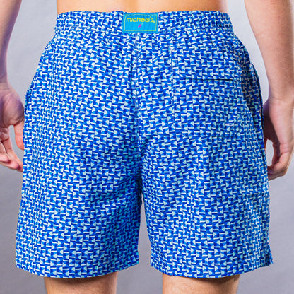 Men's Cyclist Liner Swim Trunks - Breakers Navy Blue