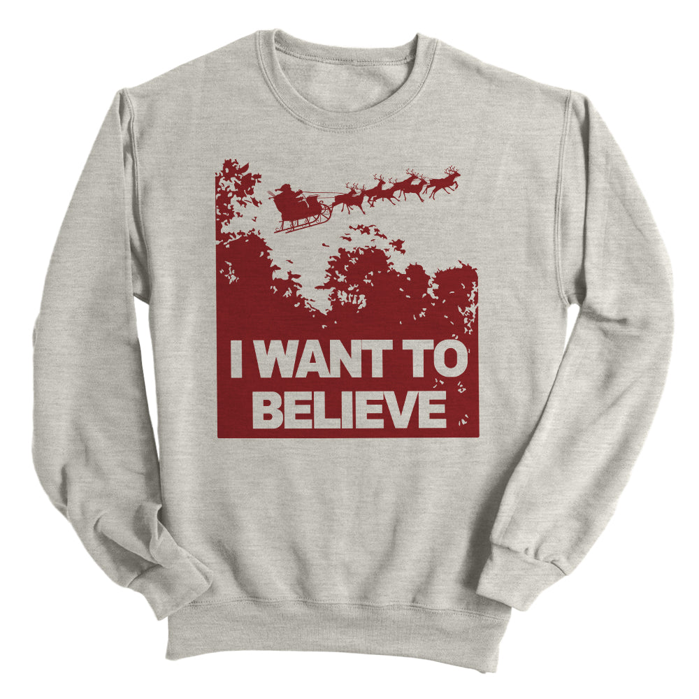 I Want to Believe in Santa (Red)