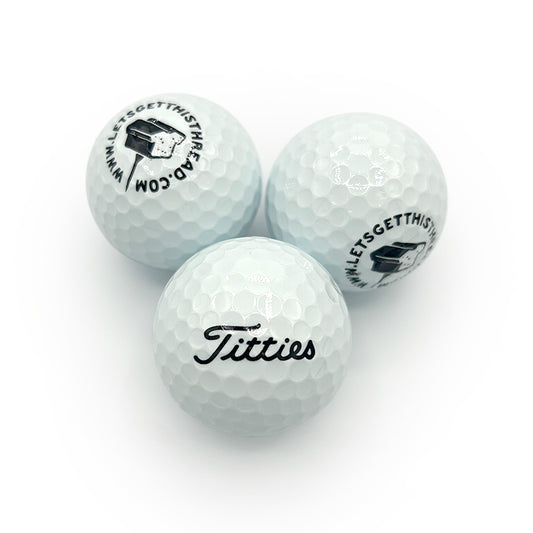 Titties Golf Balls (3 Pack)