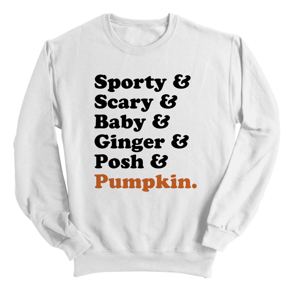 Sporty Scary Baby Ginger Posh Pumpkin