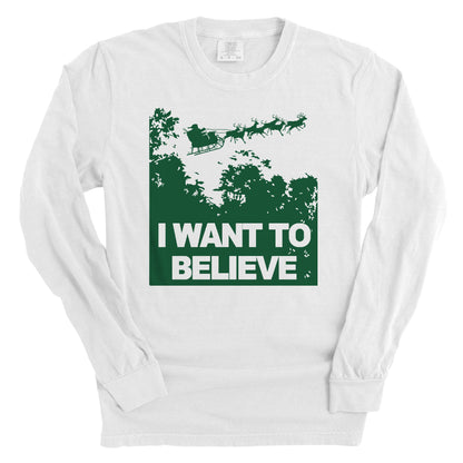 I Want to Believe in Santa (Green)