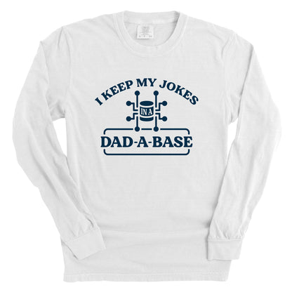 I Keep My Jokes In A Dad A Base (Blue)