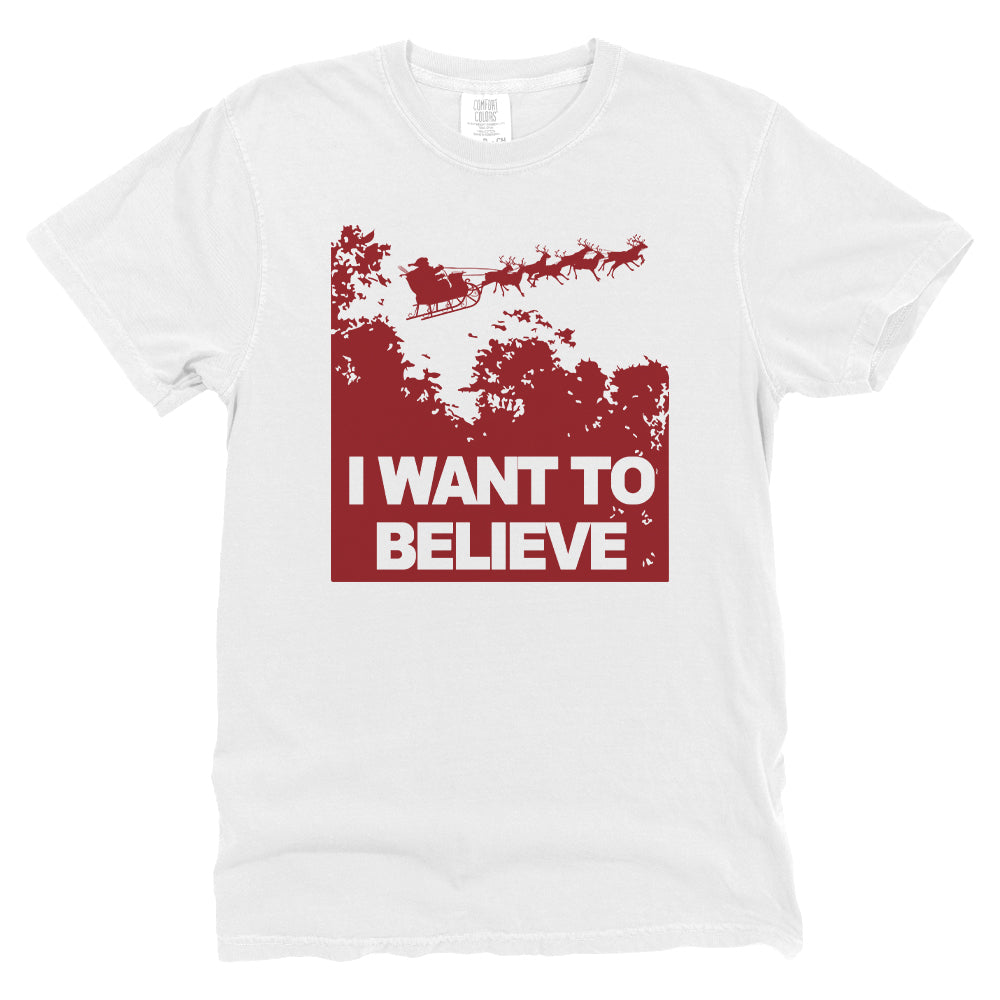 I Want to Believe in Santa (Red)