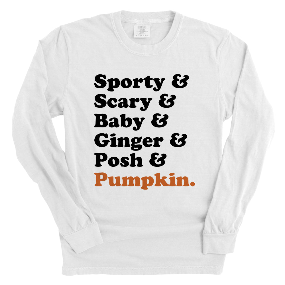 Sporty Scary Baby Ginger Posh Pumpkin