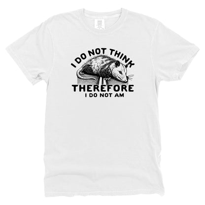 I do Not think therefore I do not am