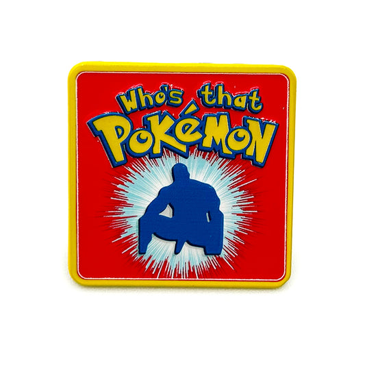 Who's that Pokemon (Barry Wood) Enamel Pin