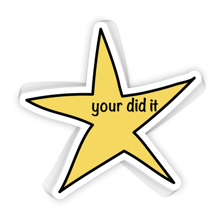 Your Did It Star (Decal)